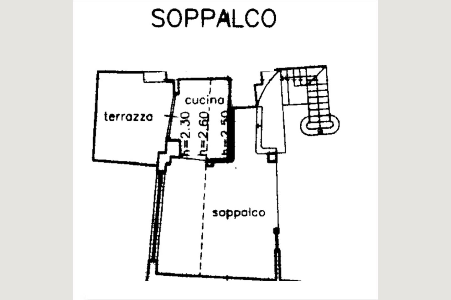 Planimetria Soppalco centro vendita Desenzano