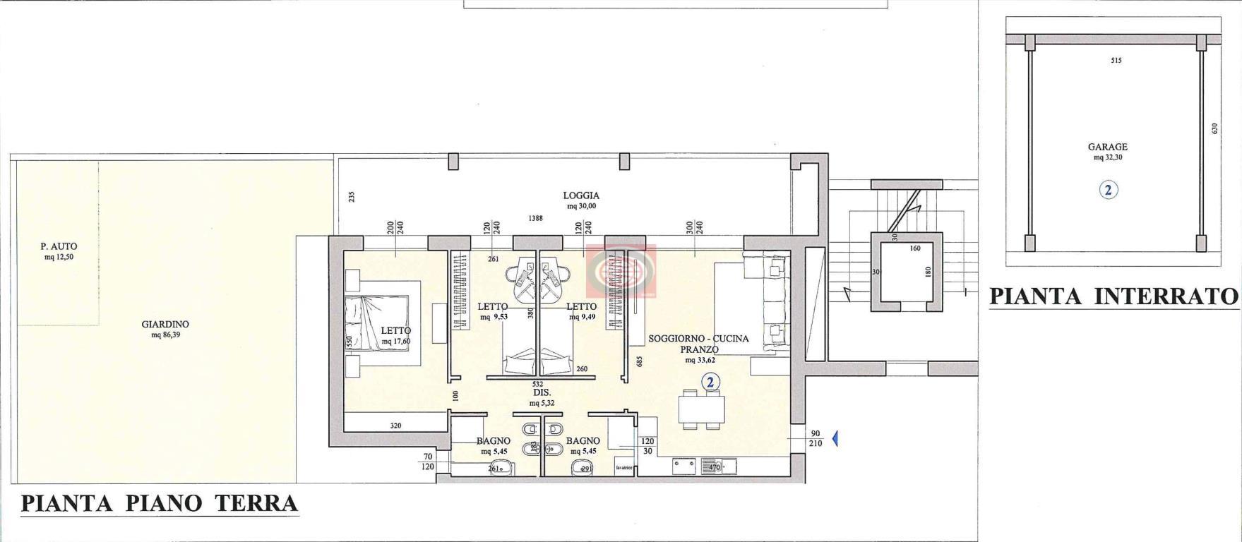 S. MANURO IN VALLE (AC607b): quadrilocale con giardino e garage. Nuova costruzione.