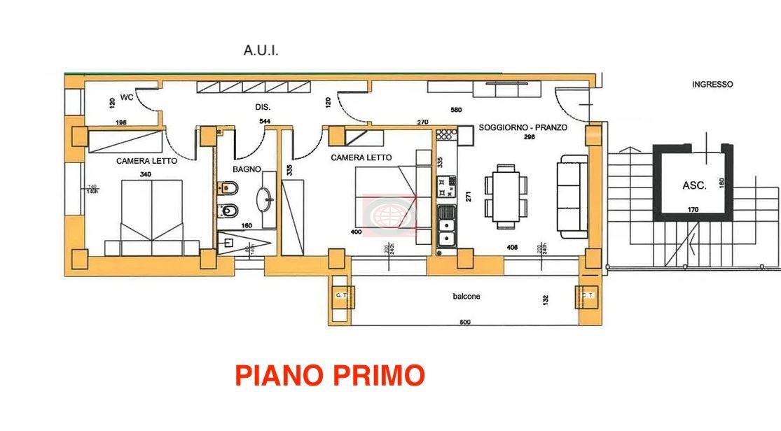 BELLARIA (TC1060b1): trilocale piano primo con ascensore. Nuova costruzione.