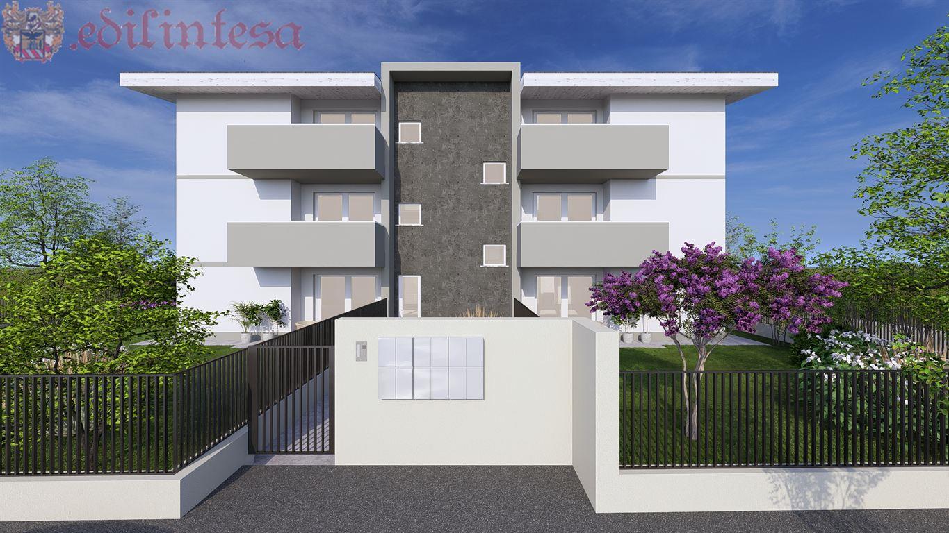 NUOVO TRILOCALE CON STUPENDO TERRAZZO IN NUOVA ED ELEGANTE PALAZZINA