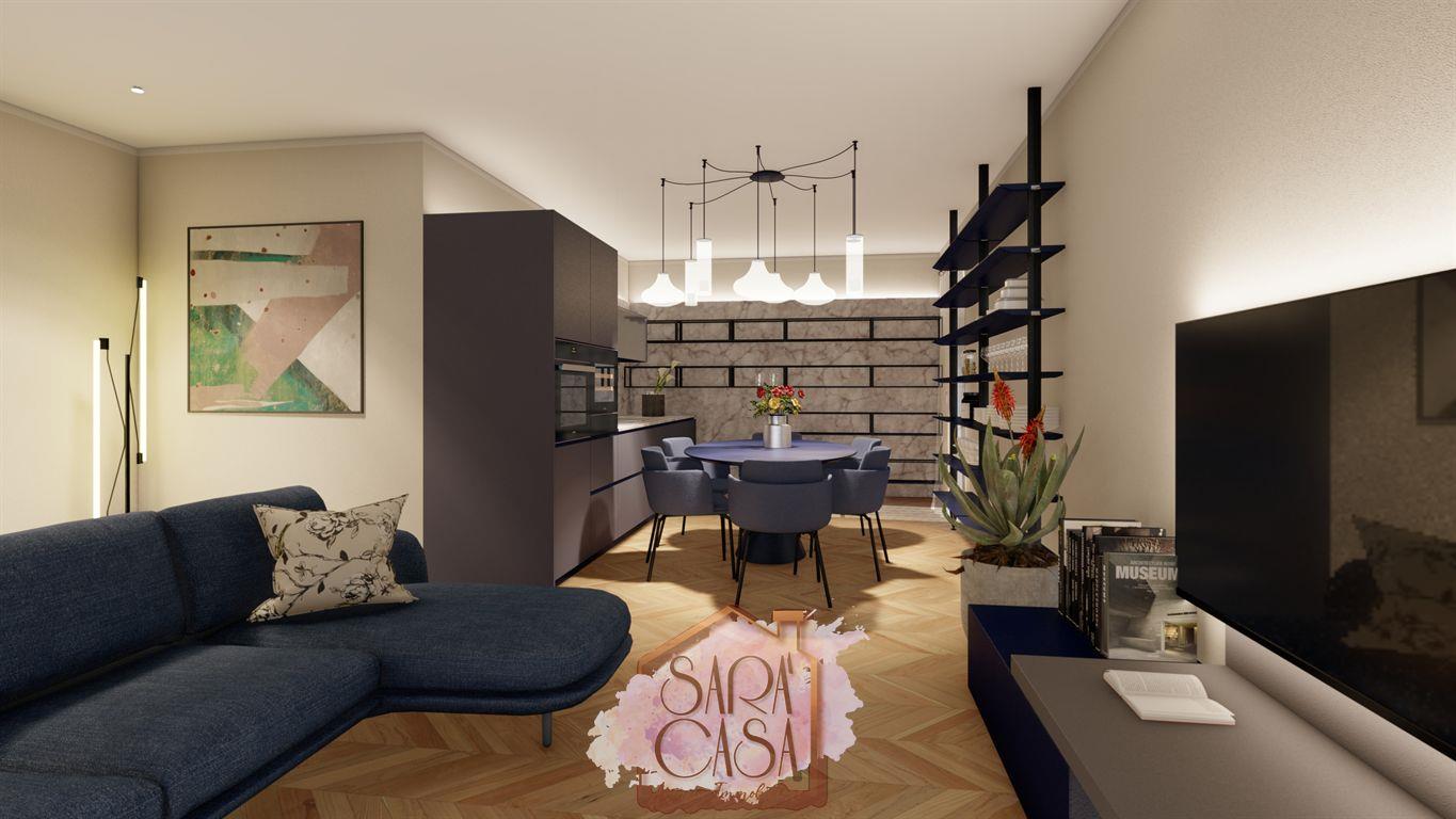 APPARTAMENTO CON 2 CAMERE, BALCONE, GARAGE E PARCHEGGI