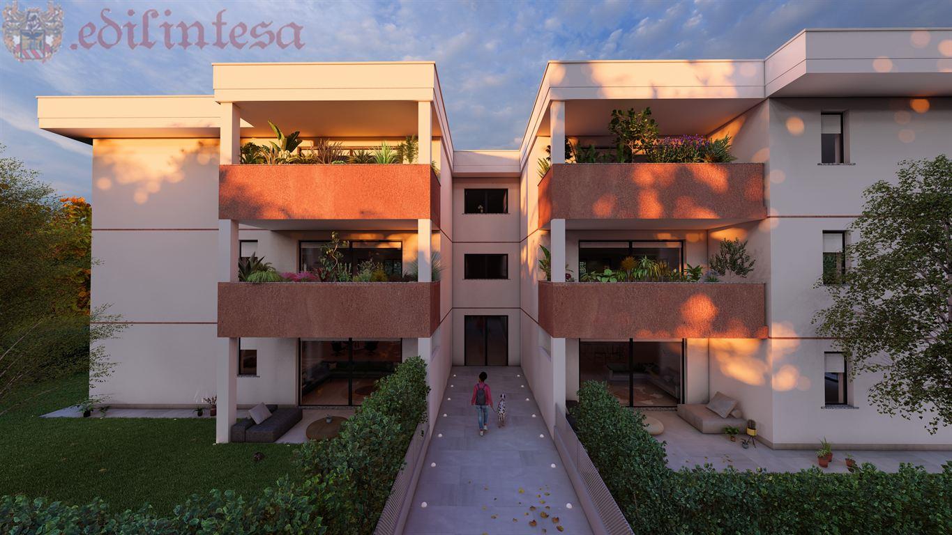 RESIDENZA IL PARCO : Quadrilocale  con giardino privato e possibilita' di serra bioclimatica