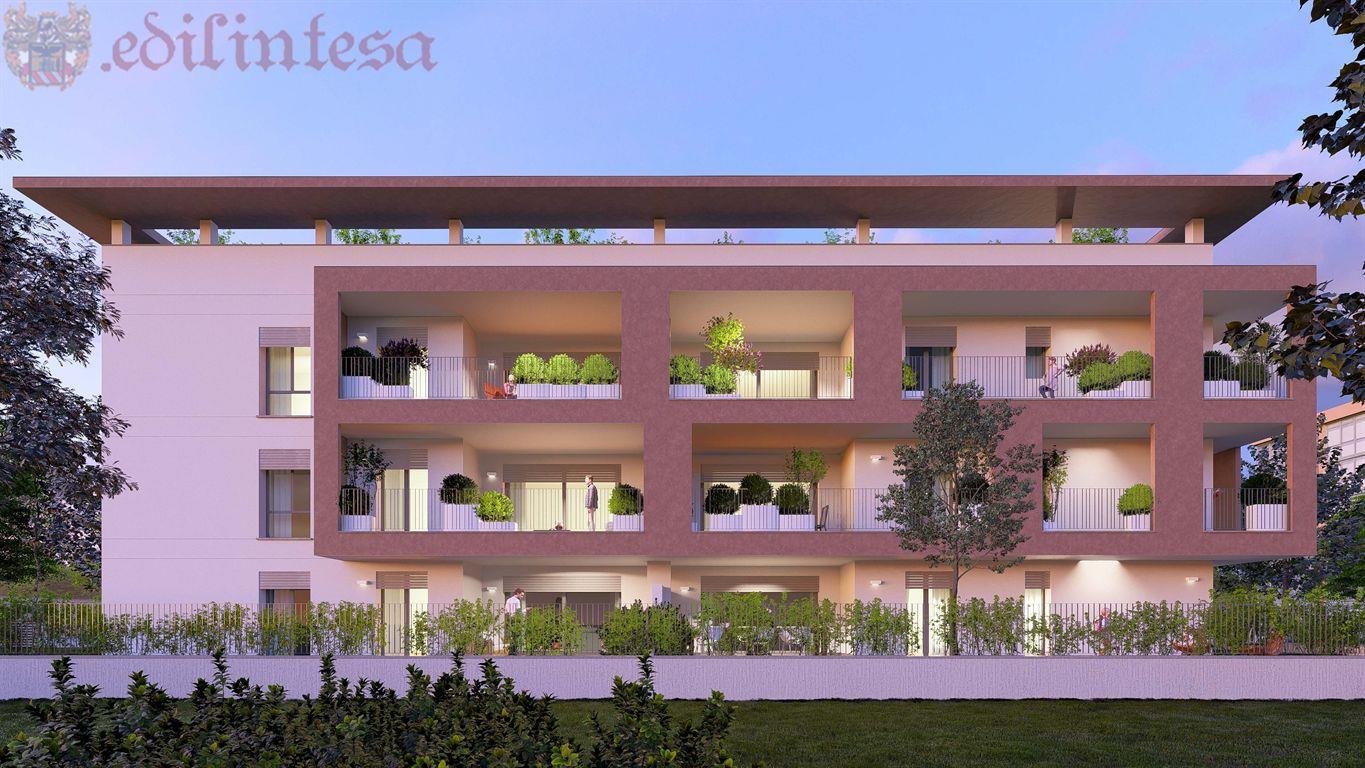 NUOVA RESIDENZA IN MONZA  -  ELEGANTE TRILOCALE LUMINOSO CON TERRAZZINI - RECUPERO SISMA BONUS