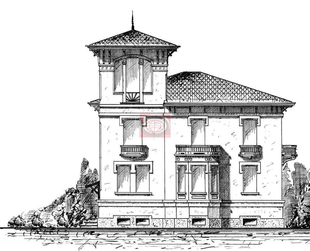 CESENA zona OSSERVANZA - splendida villa in stile Liberty su lotto di oltre 700 mq.