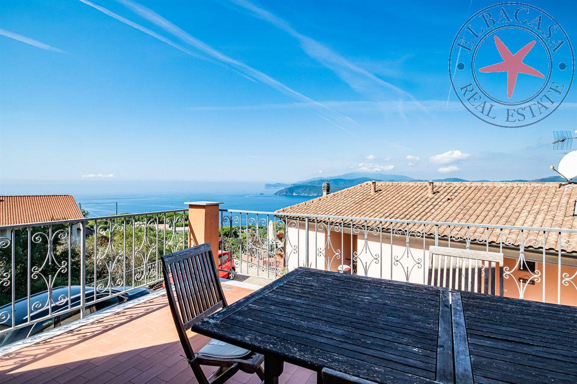 ELBA - CAPOLIVERI - Porzione di villa bifamiliare con vista mare