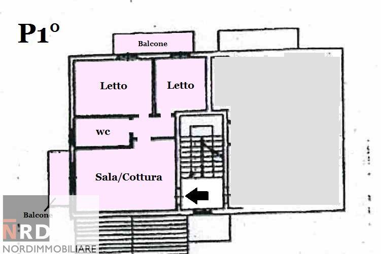 Trilocale arredato con annesso garage