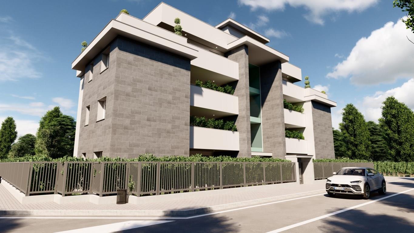 Nuovo trilocale con giardino in vendita a Meda (MB)