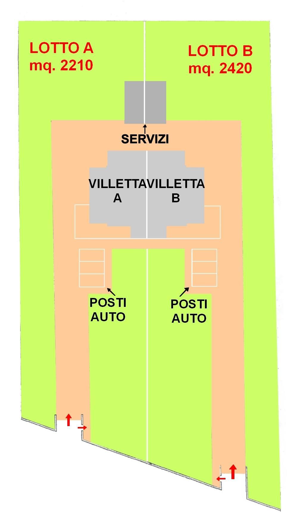 CESENA - PIOPPA (BTC43a): Vendita di una porzione di bifamiliare a Cesena, con quattro camere da letto, tre bagni, cucina abitabile, giardino, balcone e terrazzo