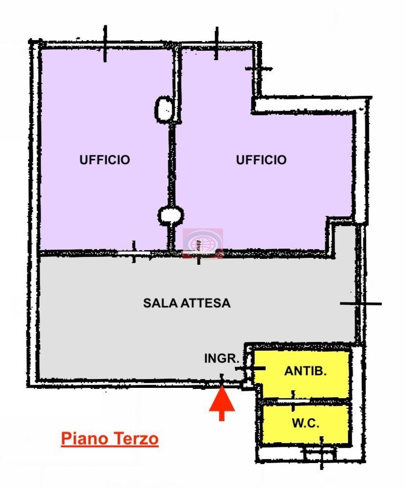 Cesena - Centro città (UC23) vendita di UFFICIO trasformabile in appartamento