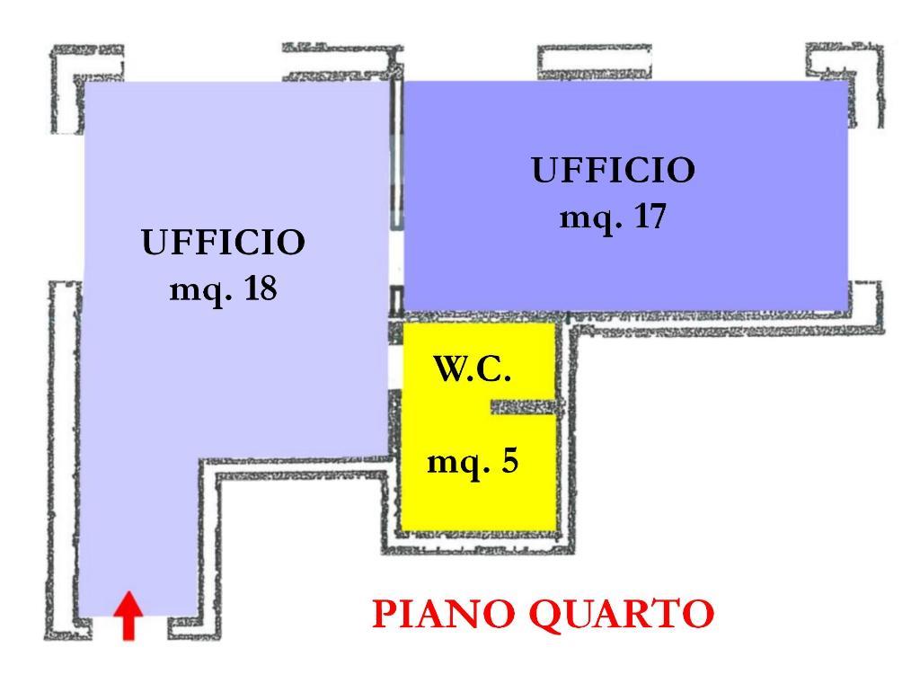 Affitto di un ufficio in buono stato a Cesena, con due vani