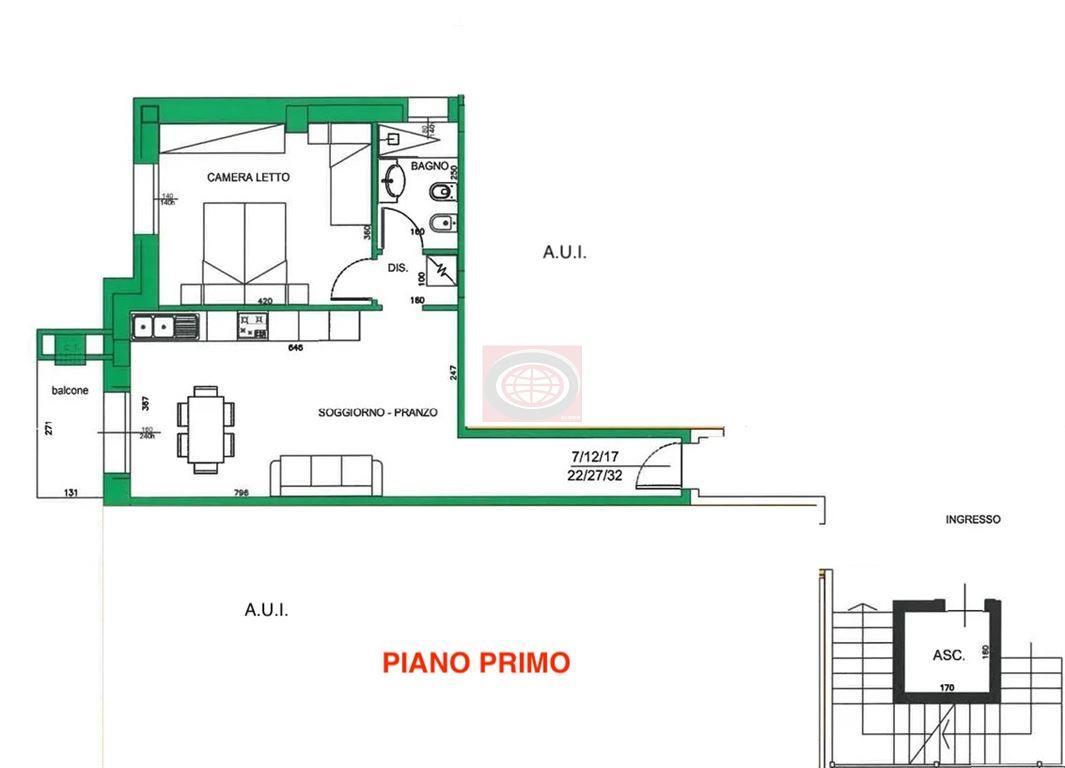 BELLARIA (BC460b1): bilocale piano primo con ascensore. Nuova costruzione.