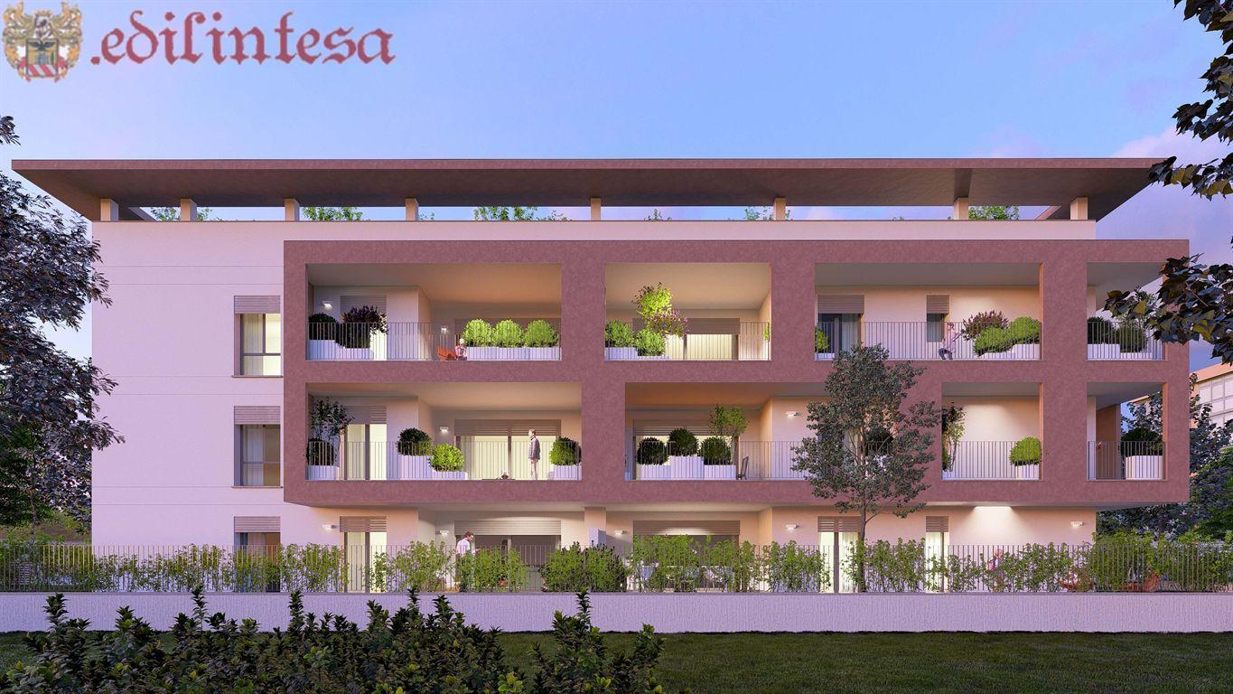 NUOVA RESIDENZA IN MONZA  -  ELEGANTE TRILOCALE LUMINOSO CON TERRAZZINI - RECUPERO SISMA BONUS