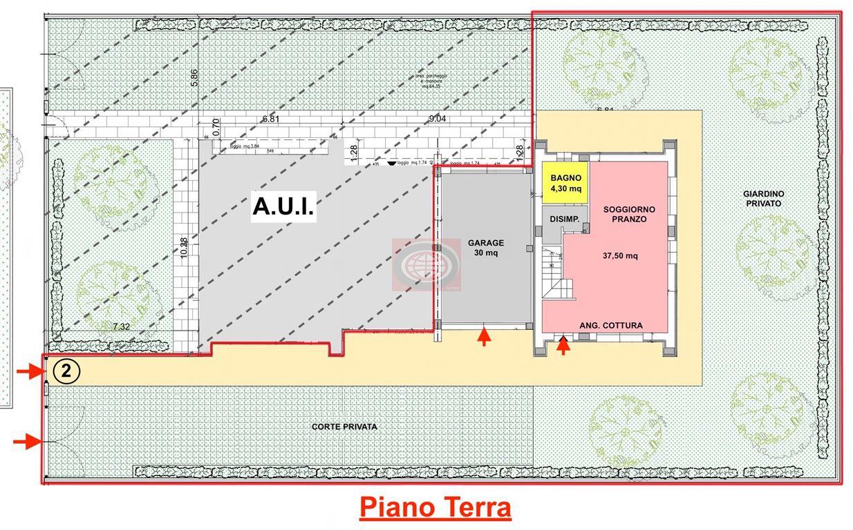 CESENA zona IPPODROMO = porzione di BIFAMILIARE in BIOEDILIZIA e CLASSE A4 ( NZEB )