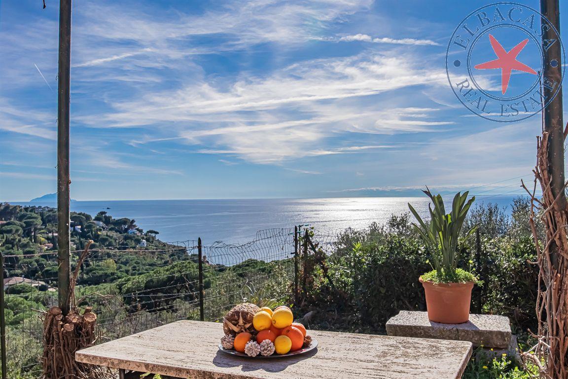 CAPOLIVERI - ELBA - VILLA INDIPENDENTE CON VISTA MARE