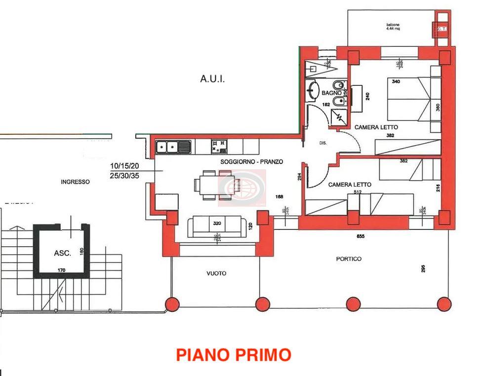 BELLARIA (TC1060d1): trilocale piano primo con ascensore. Nuova costruzione.