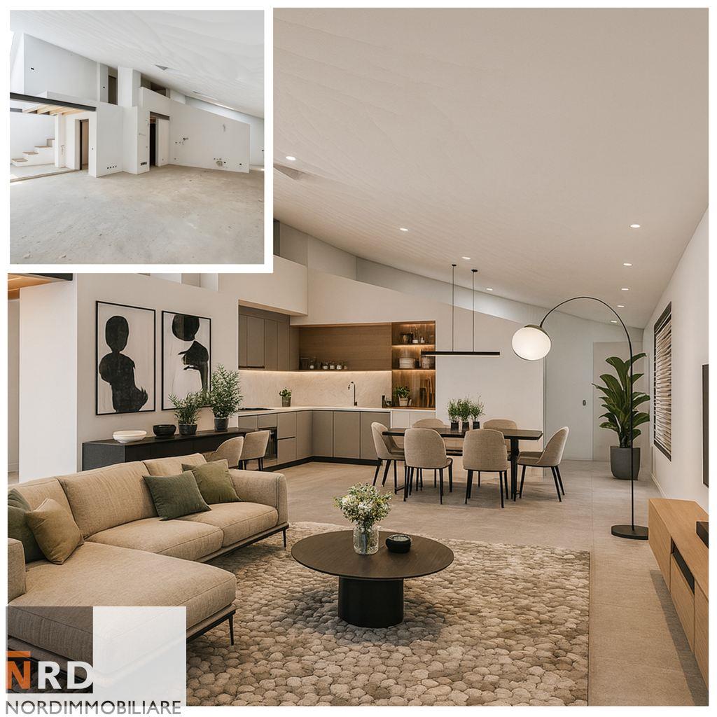 Nuovissima Mansarda da Personalizzare in Contesto Esclusivo