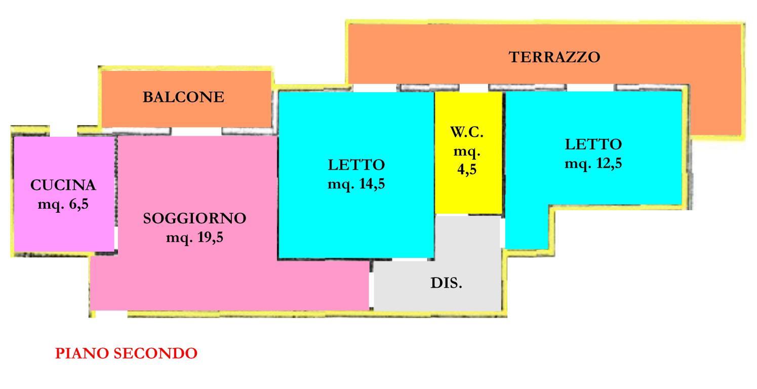 FRATTA TERME - Appartamento in località termale con 2 letto, garage e cantina, 2 terrazzi, panoramico.