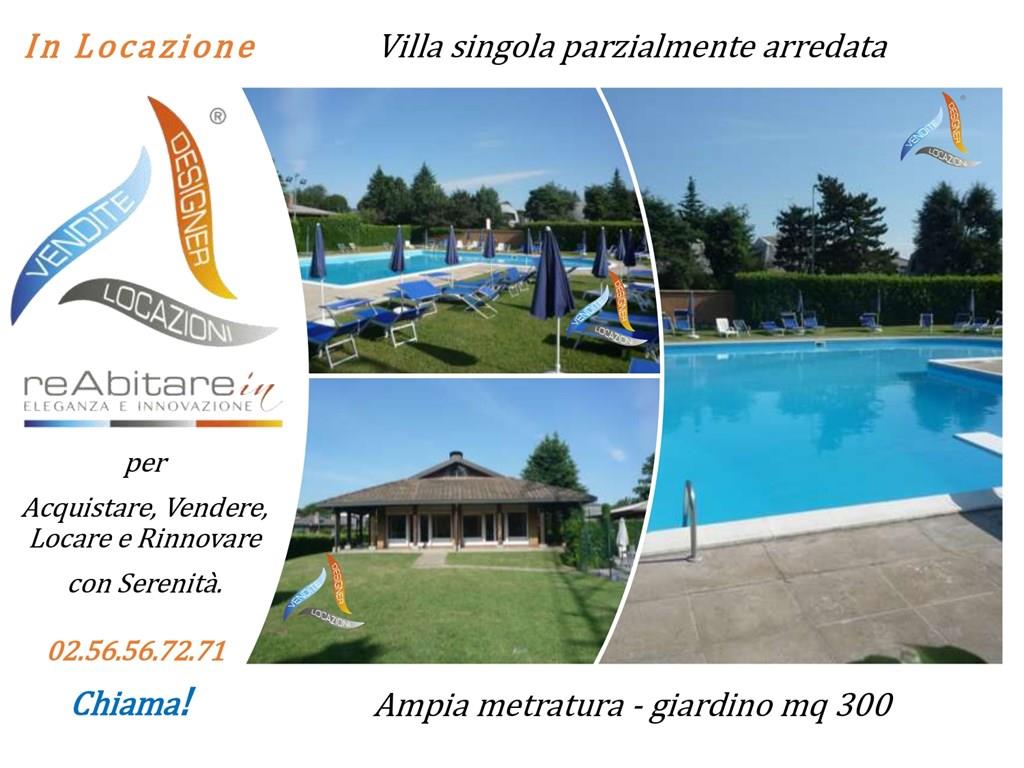 Accogliente ed ampia villa singola parzialmente arredata - giardino mq 300