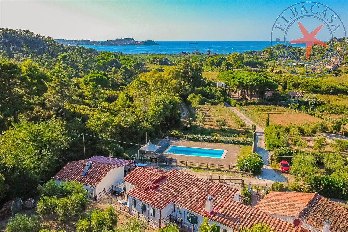 PORTOFERRAIO - ELBA - VILLA CON PISCINA E DEPENDENCE