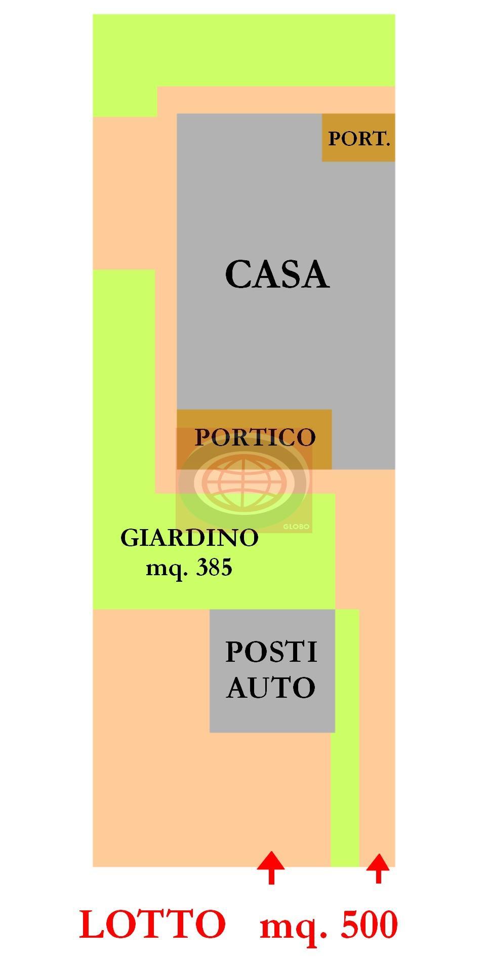 MACERONE - porzione di bifamiliare GREZZA - ampi spazi interni e a GIARDINO