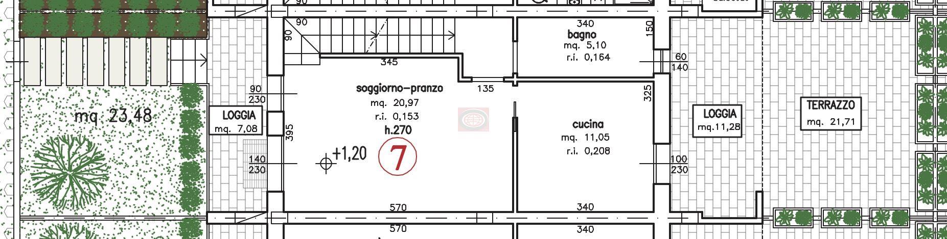 CASE FINALI (VSC496a7): villetta a schiera centrale, NUOVA