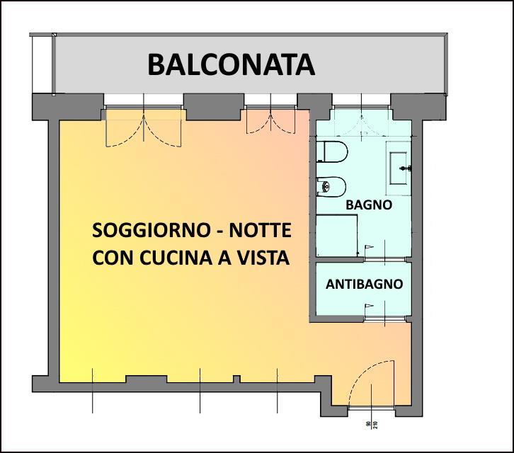 MM5 San Siro, monolocale con terrazzino. ristrutturato e arredato. € 220.000 - Per informazioni e/ appuntamenti: Milano Servizi Immobiliari srl - Tel. 02.688.08.11 r.a.