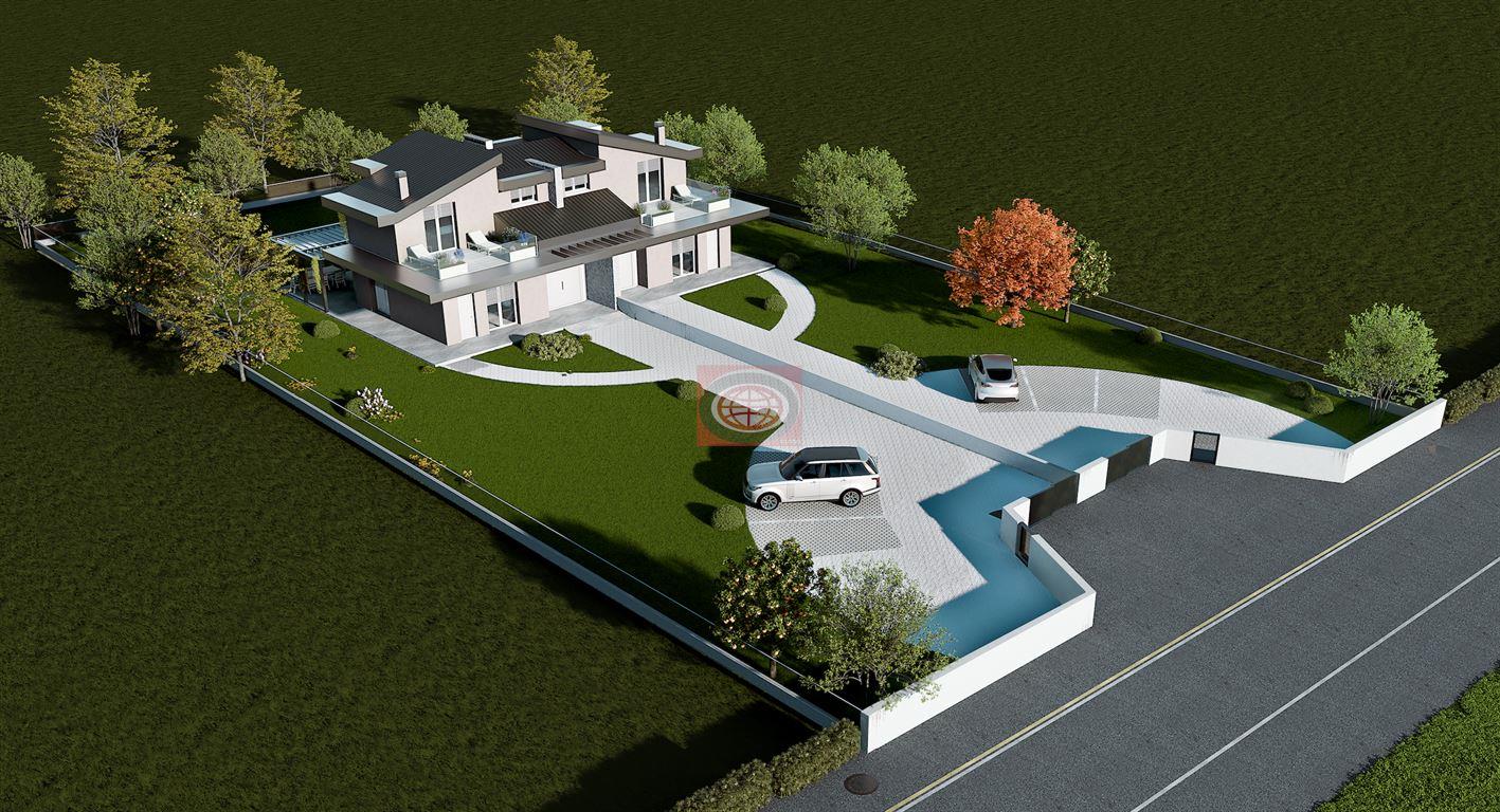 CESENA - S. MARTINO IN FIUME - PORZIONE di bifamiliare allo STATO GREZZO NON AVANZATO