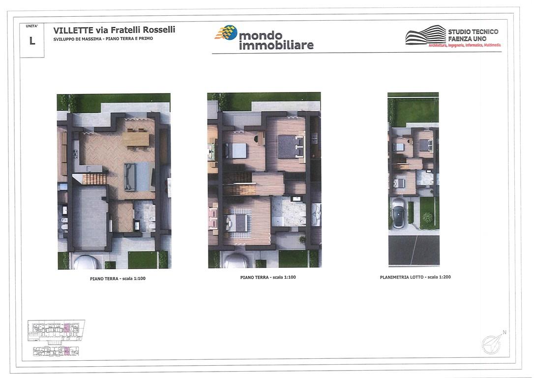 LUMINOSA VILLETTA CON GIARDINO PRIVATO, GARAGE E POSTO AUTO