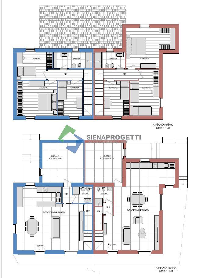 Appartamenti di nuova costruzione con giardino in Via di Certosa, Siena.