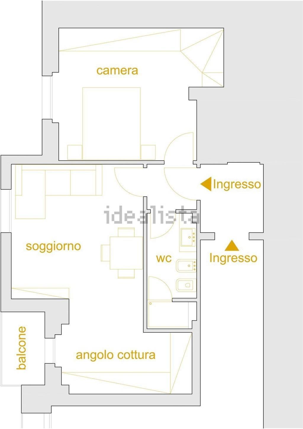 Lissone centro storico - 2 locali di 55mq