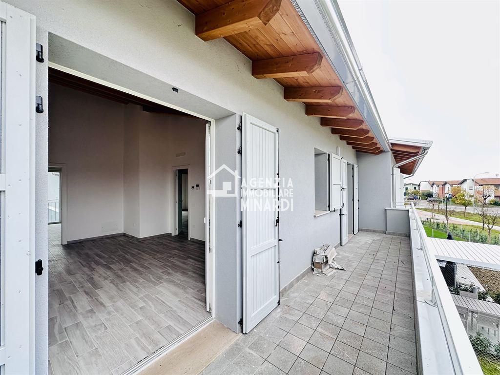 SOLAROLO – APPARTAMENTO INDIPENDENTE CON GIARDINO PRIVATO E GARAGE – €339.000