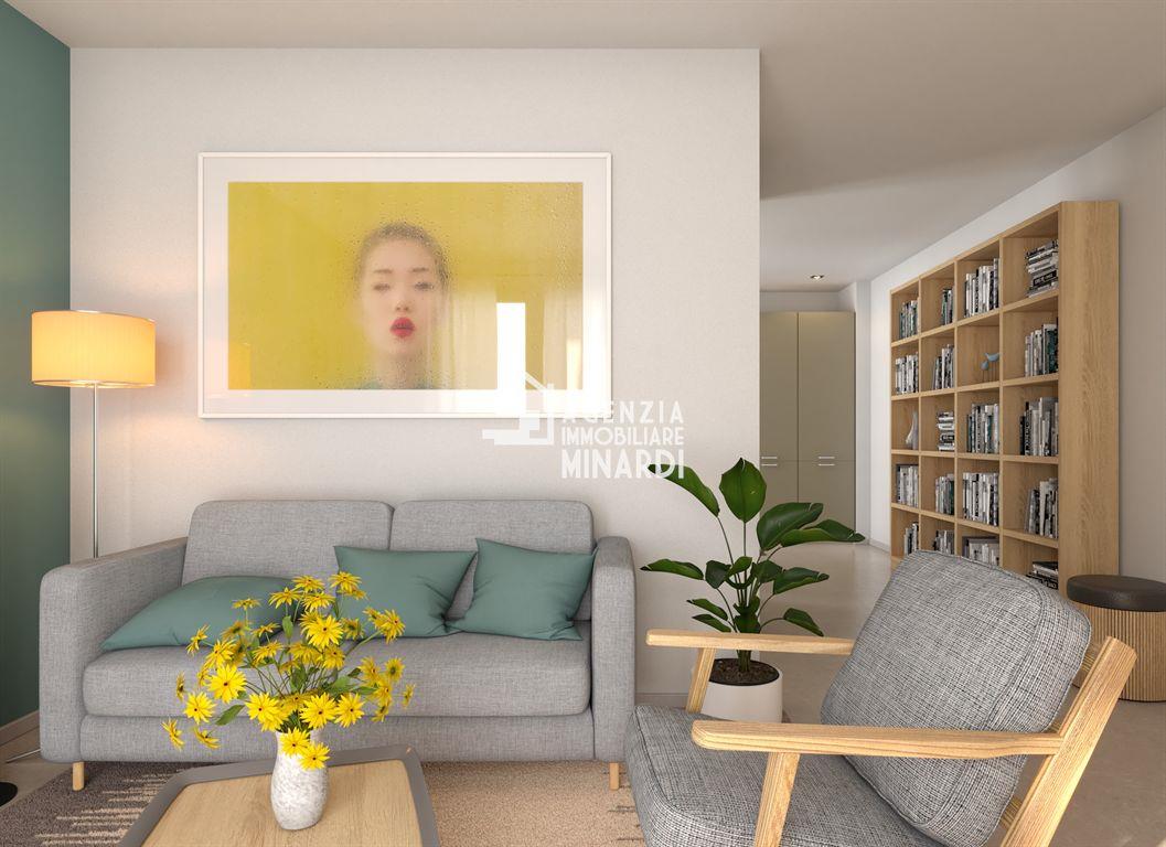 FAENZA – ATTICO CON DOPPIA LOGGIA, 3 CAMERE E GARAGE