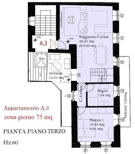 nuovo a Gardolo centro con terrazza 50 mq