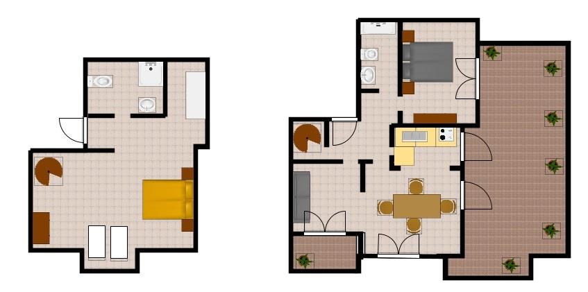 Rapallo, attico con gran terrazzo e vista mare