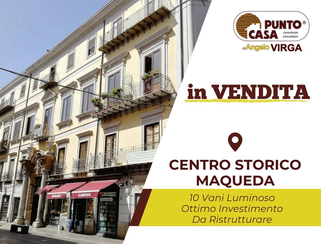 MAQUEDA | QUATTRO CANTI - INTERO APPARTAMENTO IN PALAZZO STORICO DA RISTRUTTURARE - OTTIMO INVESTIMENTO