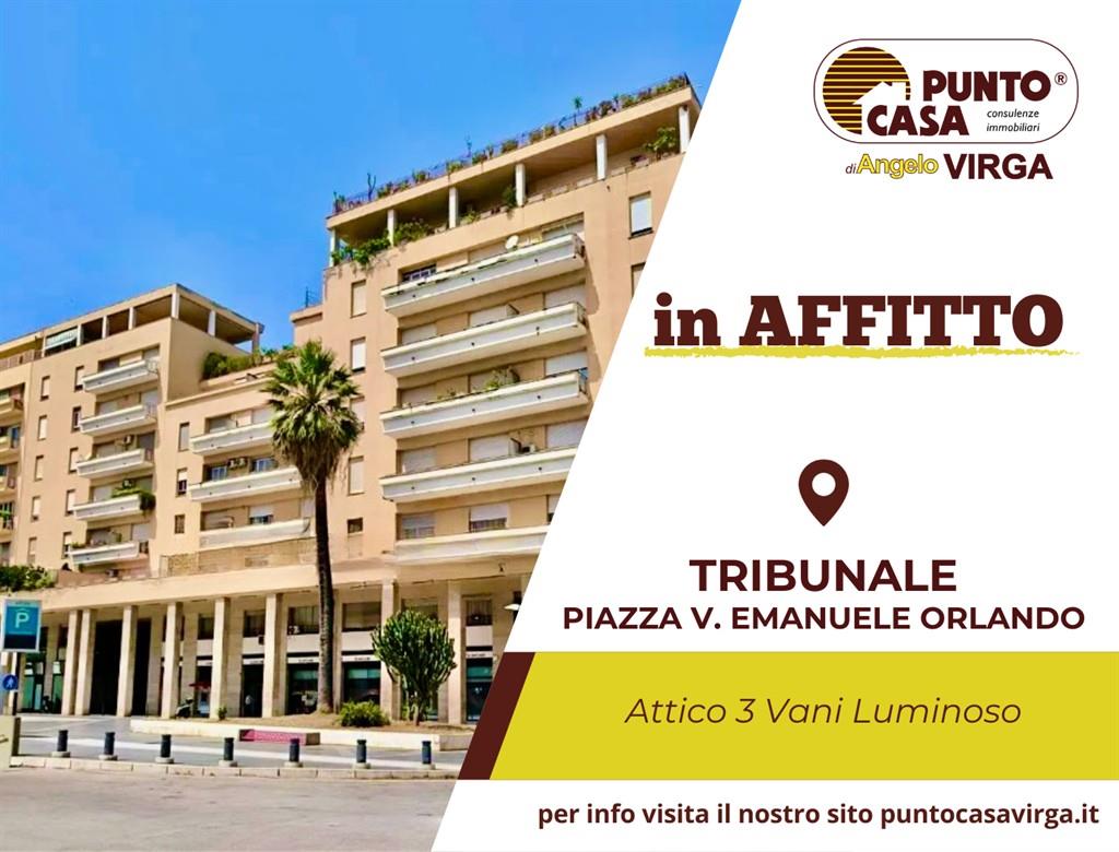TRIBUNALE - PIAZZA VITTORIO EMANUELE ORLANDO | ATTICO TRIVANI CON TERRAZZO