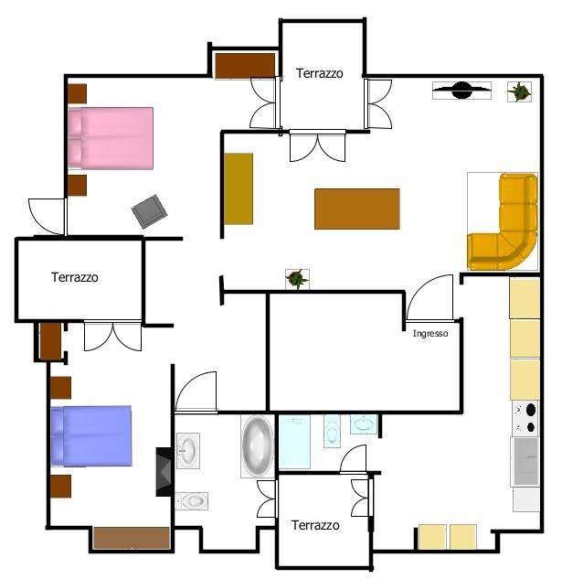 Rapallo - Ampio appartamento con area parcheggio