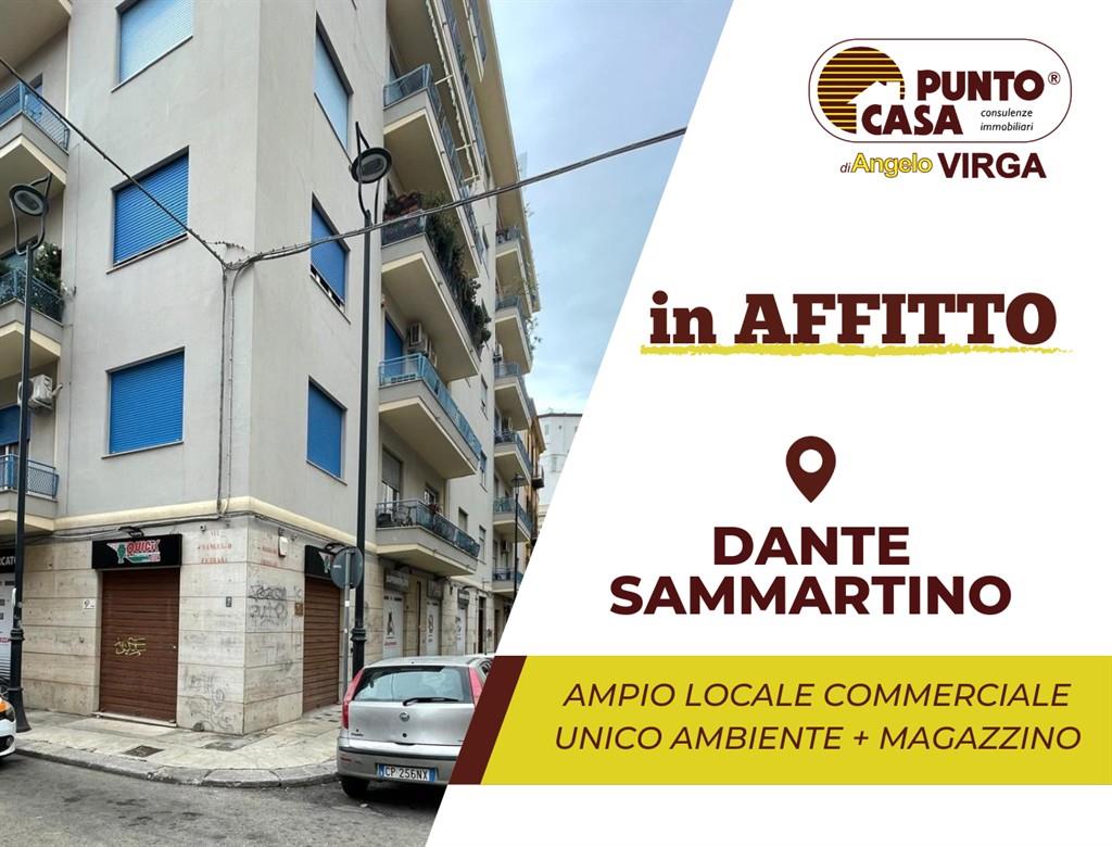 AMPIO LOCALE COMMERCIALE UNICO AMBIENTE + MAGAZZINO DANTE/SAMMARTINO