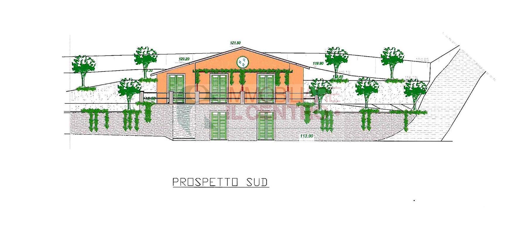 terreno edificabile con progetto per villetta monofamigliare