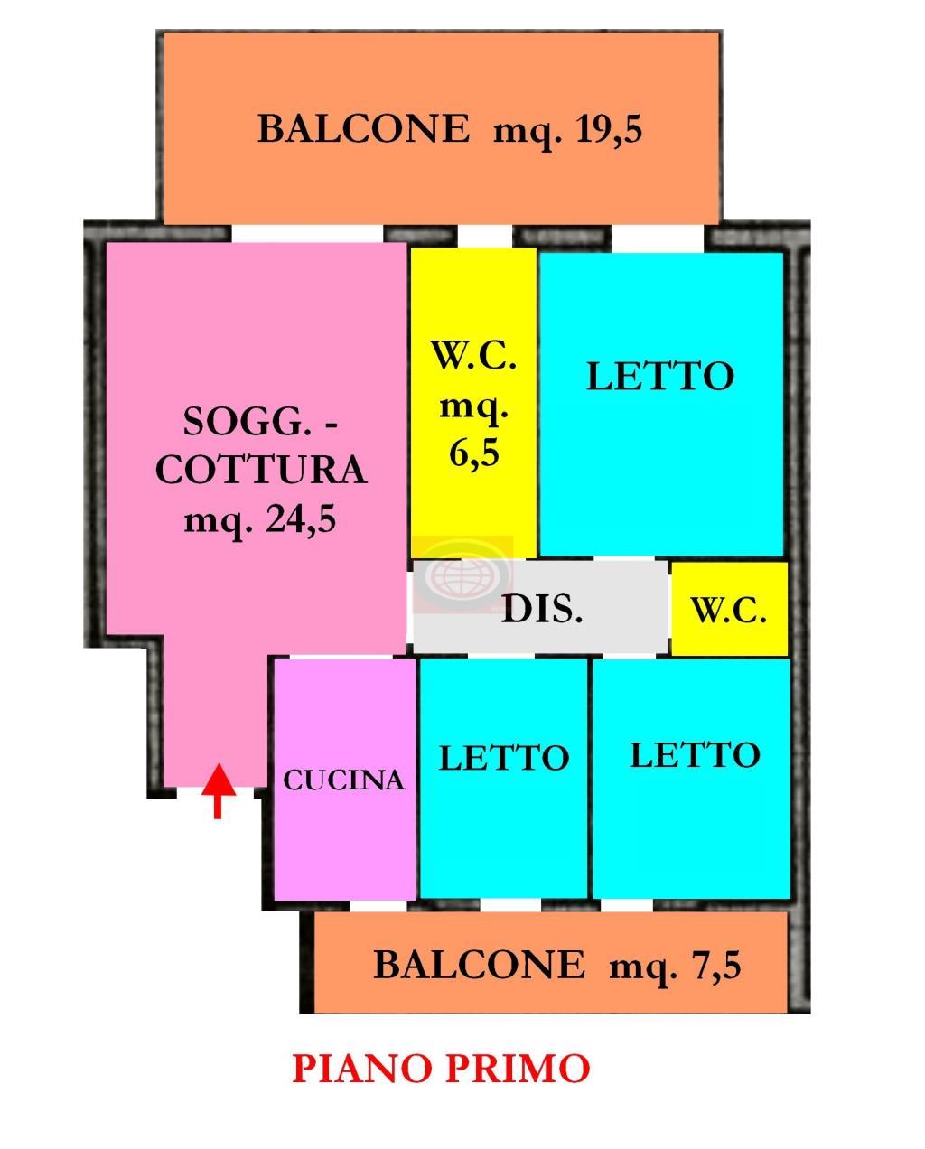 Zona Ippodromo (AC575) appartamento 3 camere
