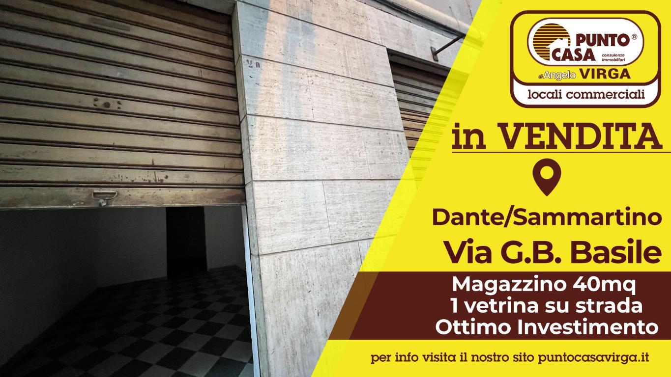 SAMMARTINO - VIRGILIO - DANTE Magazzino con 1 Vetrina fronte strada in zona Centrale