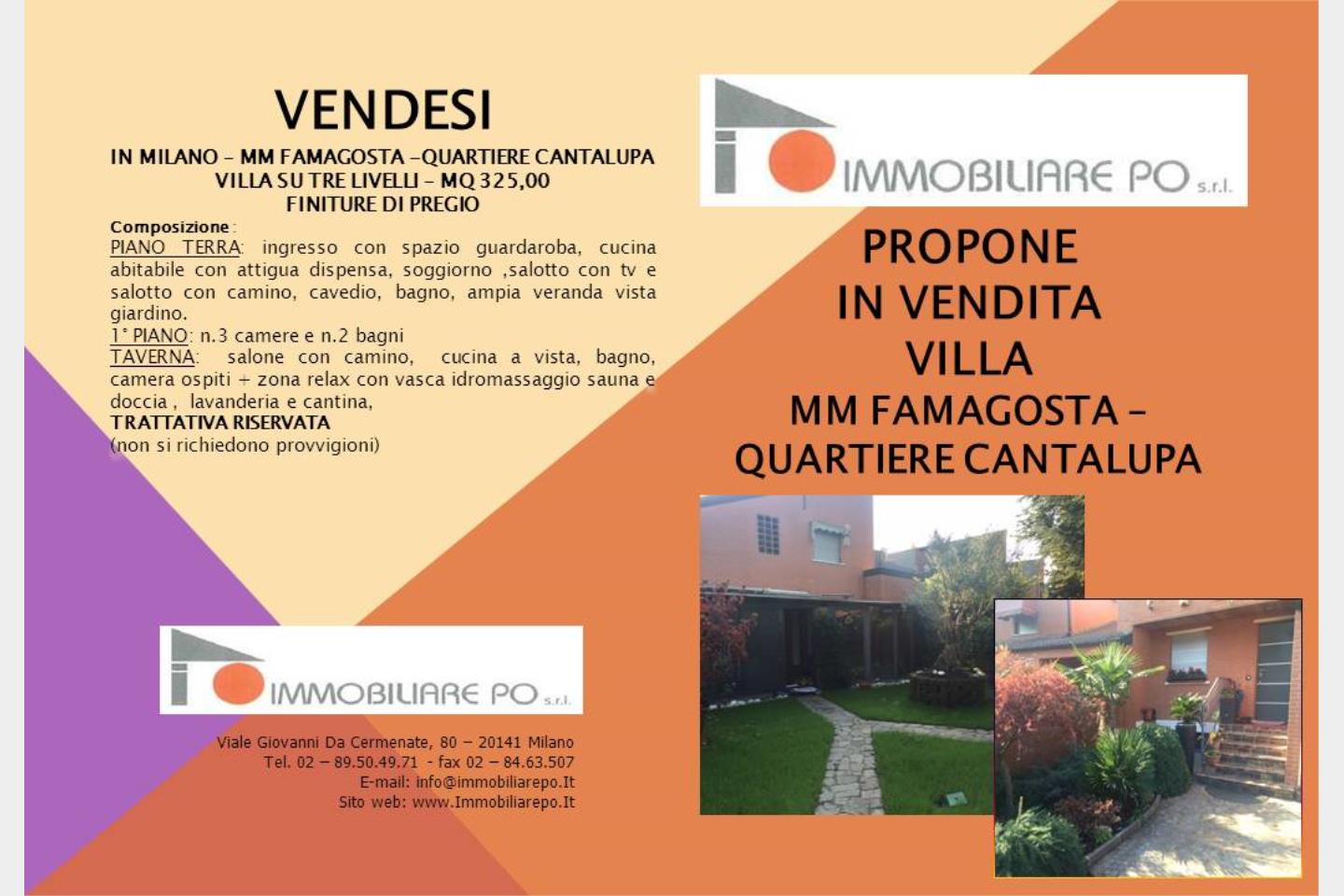Villa in Vendita Milano