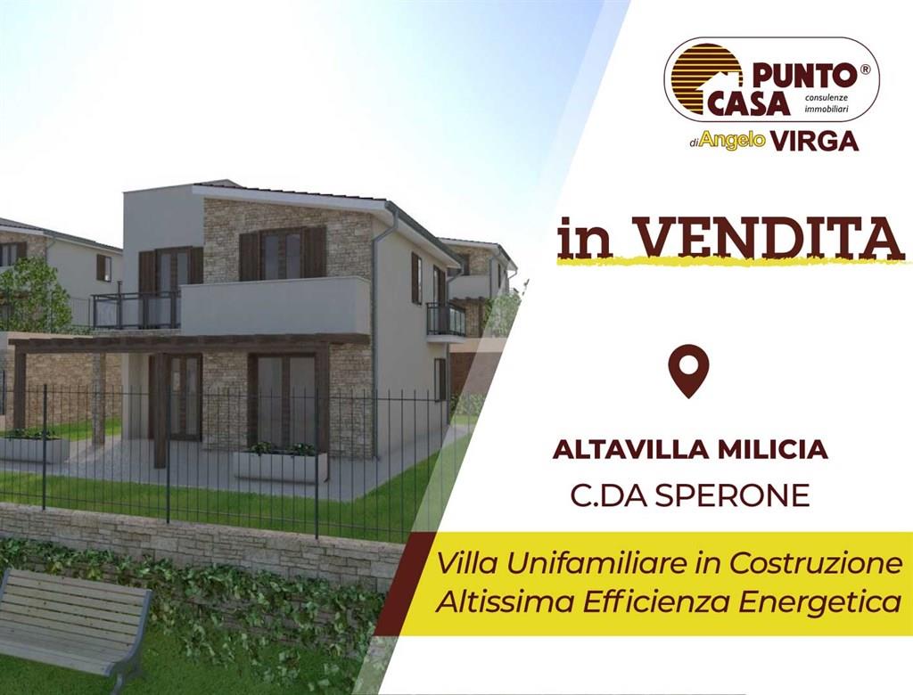 ALTAVILLA MILICIA - Contrada Sperone | Villette Unifamiliari Nuove Costruzioni - Classe Energetica A4