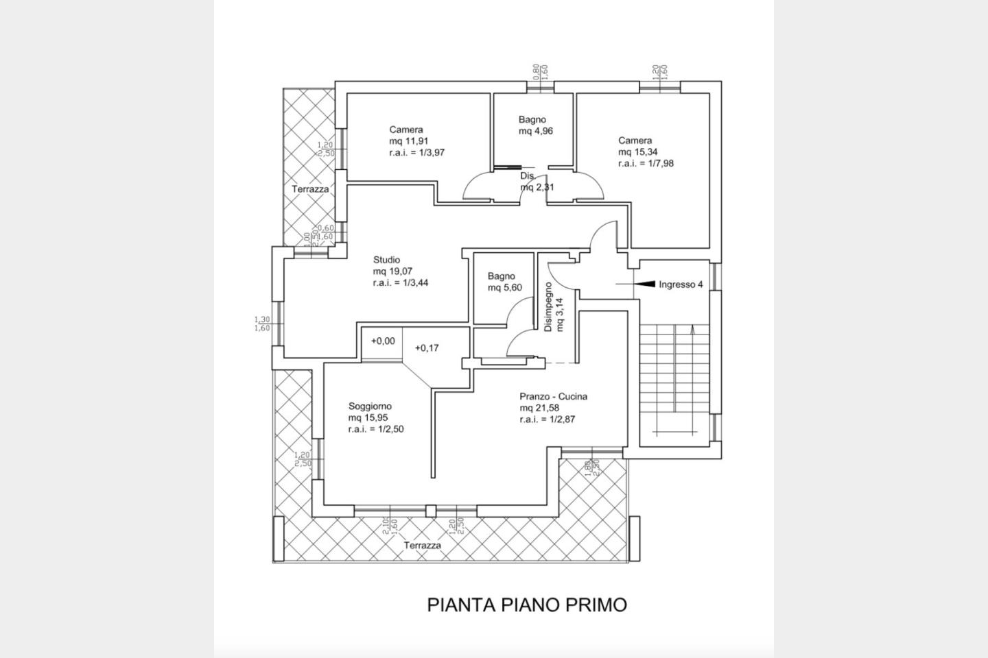 Planimetria P2 Residence B&B vendita Desenzano